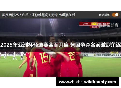 2025年亚洲杯预选赛全面开启 各国争夺名额激烈角逐
