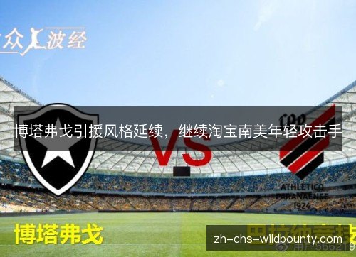 博塔弗戈引援风格延续，继续淘宝南美年轻攻击手